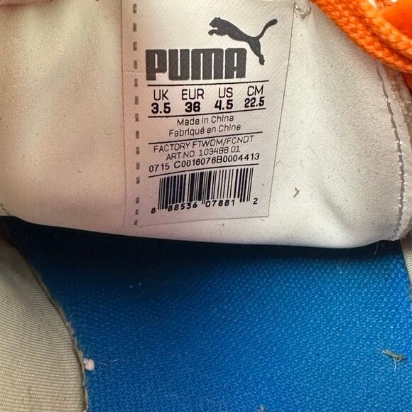 Puma Soccer Cleats Shoes evoPOWER 1.2 "Graphic POP" FG size 4.5 - Picture 7 of 8